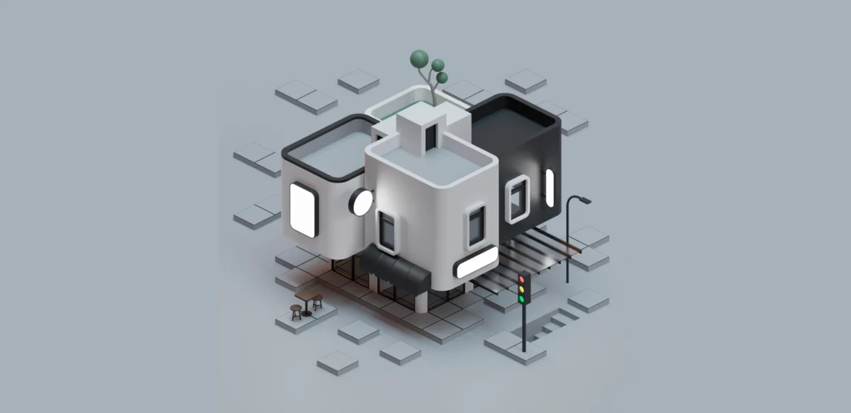 Isometric render of the cloud infrastructure a 40-branch Philippine retailer was migrated onto